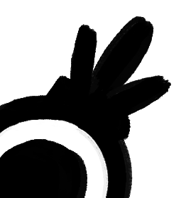 A patapon very close to the camera