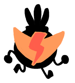 The Hero running