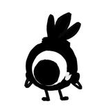 A patapon looking at the ground